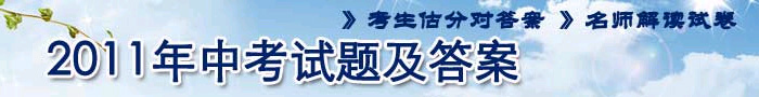 中考真题及答案